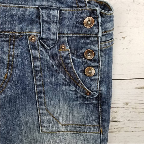 Denim overall shorts - Picture 4 of 8